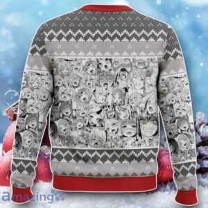 Waifu Material Christmas Ugly Sweater Unique Gift Product Photo 2