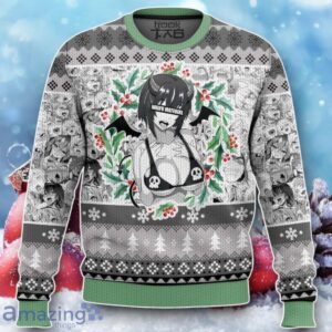 Waifu Material Succubus Ahegao Ugly Sweater Unique Gift Product Photo 1