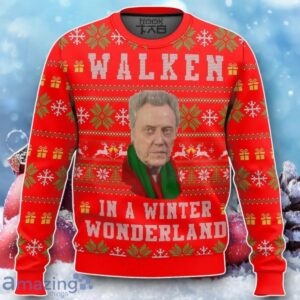 Walken In A Winter Wonderland, Christmas Ugly Sweater Unique Gift Product Photo 1
