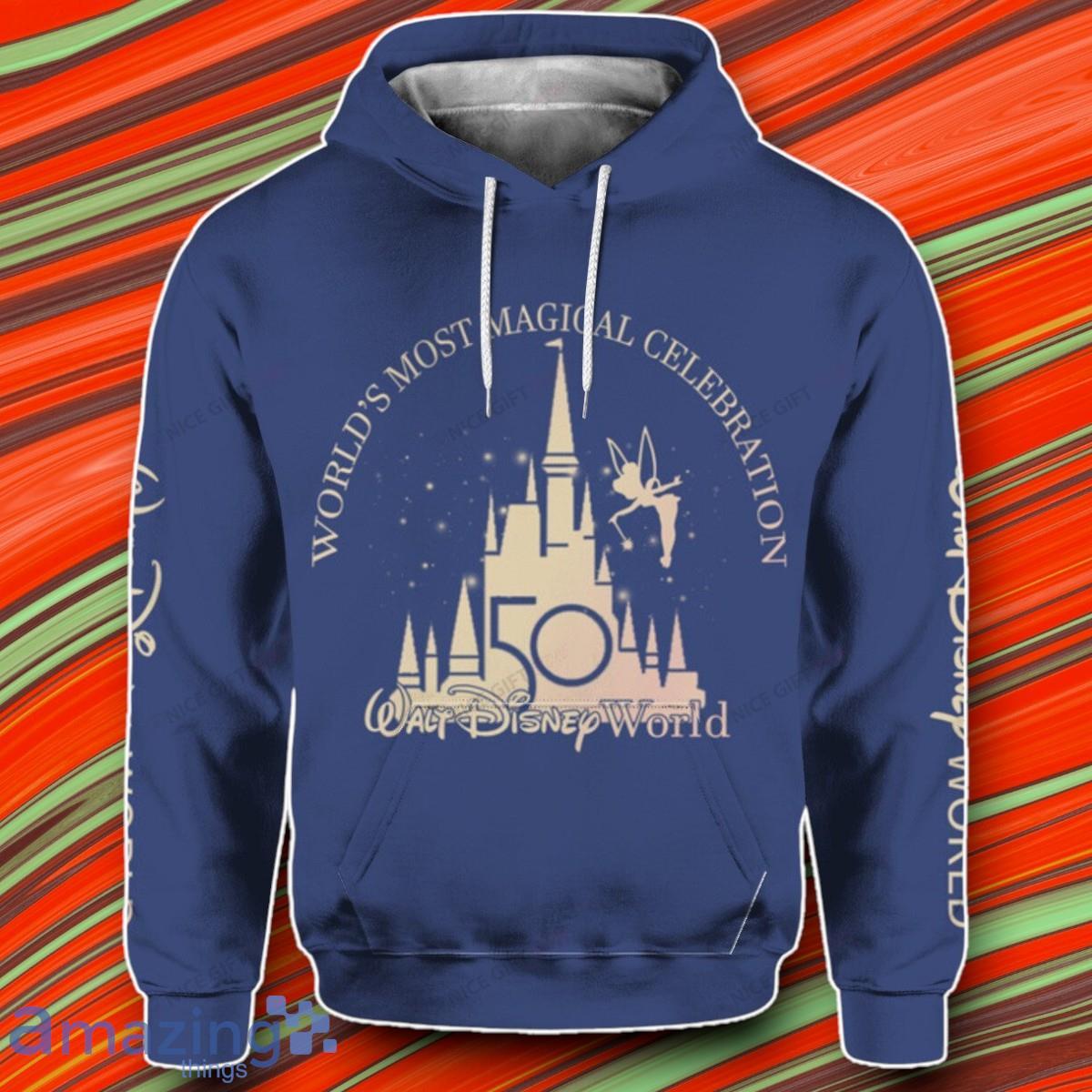 Walt Disney World 50th Anniversary 3D Hoodie Impressive Gift image Walt Disney World 50th Anniversary 3D Hoodie Impressive Gift Product Photo 2