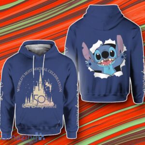 Walt Disney World 50th Anniversary 3D Hoodie Impressive Gift Product Photo 1