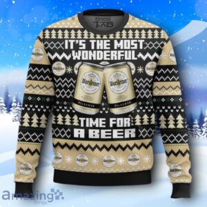 Warsteiner It’s The Most Wonderful Time For A Beer Ugly Christmas Sweater New Design Product Photo 1