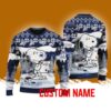 Washington Capitals Snoopy Happy Christmas Ugly Sweater Best Gift Personalized