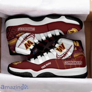 Washington Commanders Air Jordan 11 Sneakers Custom Name Sport Team Shoes For Men And Women Product Photo 2