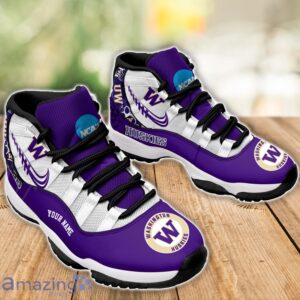 Washington Huskies Air Jordan 11 Sneakers Custom Name Sport Team Shoes For Men And Women Product Photo 3