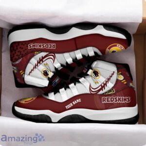 Washington Redskin Air Jordan 11 Sneakers Custom Name Sport Team Shoes For Men And Women Product Photo 2