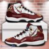 Washington Redskin Air Jordan 11 Sneakers Custom Name Sport Team Shoes For Men And Women