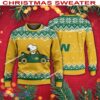 Waste Management Snoopy Driving A Car Christmas 3D Sweater Gift Holidays