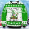 Weed Gnome Ugly Sweater Unique Gift