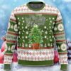 Weed Lit This Year Ugly Christmas Sweater Unique Gift