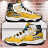 West Virginia Mountaineers Air Jordan 11 Sneakers Custom Name Sport Team Shoes For Men And Women