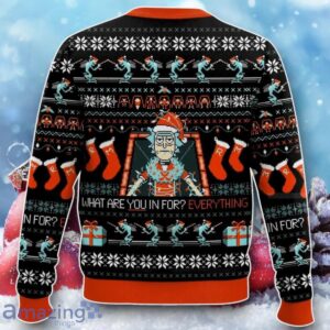 What Are You In For Everything Rick And Morty Ugly Sweater Unique Gift Product Photo 2