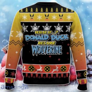 What If, Donal Duck Became Wolverine Ugly Sweater Unique Gift Product Photo 2