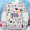 White Make Me Sick Hocus Pocus Ugly Christmas Sweater Unique Gift
