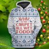 Why Is The Carpet All Wet Christmas Vacation Ugly Sweater Custom Impressive Gift