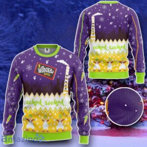 Willy Wonka & The Chocolate Factory Christmas Ugly Christmas Custom Ugly Sweater Style Gift Product Photo 2
