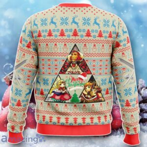 Wind Waker Triangle Zelda Ugly Christmas Sweater Unique Gift Product Photo 2