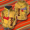 Winnie The Pooh Personalized 3D Hoodie Impressive Gift