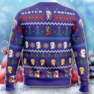 Winter Fantasy Final Fantasy Ugly Christmas Sweater Unique Gift Product Photo 2