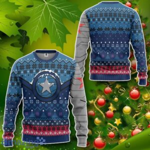 Winter Soldier Star Of Bucky Christmas Custom Ugly Sweater Impressive Gift Product Photo 1