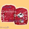 Wisconsin Badgers NCAA Snoopy and Woodstock Cute Personalized Number Christmas Ugly Sweater New Gift Limited Edition