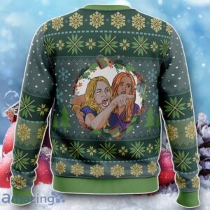 Woman Yelling At Cat Parody Ugly Christmas Sweater Unique Gift Product Photo 2