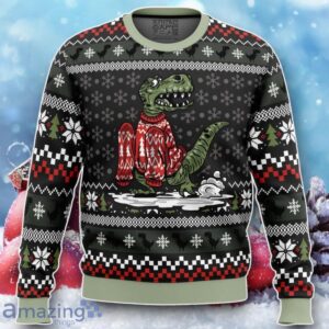 Wrong Size Dinosaurs Ugly Christmas Sweater Unique Gift Product Photo 1