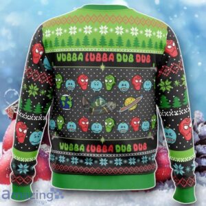 Wubba Lubba Rick And Morty Ugly Christmas Sweater Unique Gift Product Photo 2