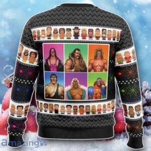 WWF Wrestling Legends Ugly Christmas Sweater Unique Gift image WWF Wrestling Legends Ugly Christmas Sweater Unique Gift Product Photo 2