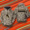Wyoming Cowboys NCAA Camo Veteran 3D Hoodie Impressive Gift