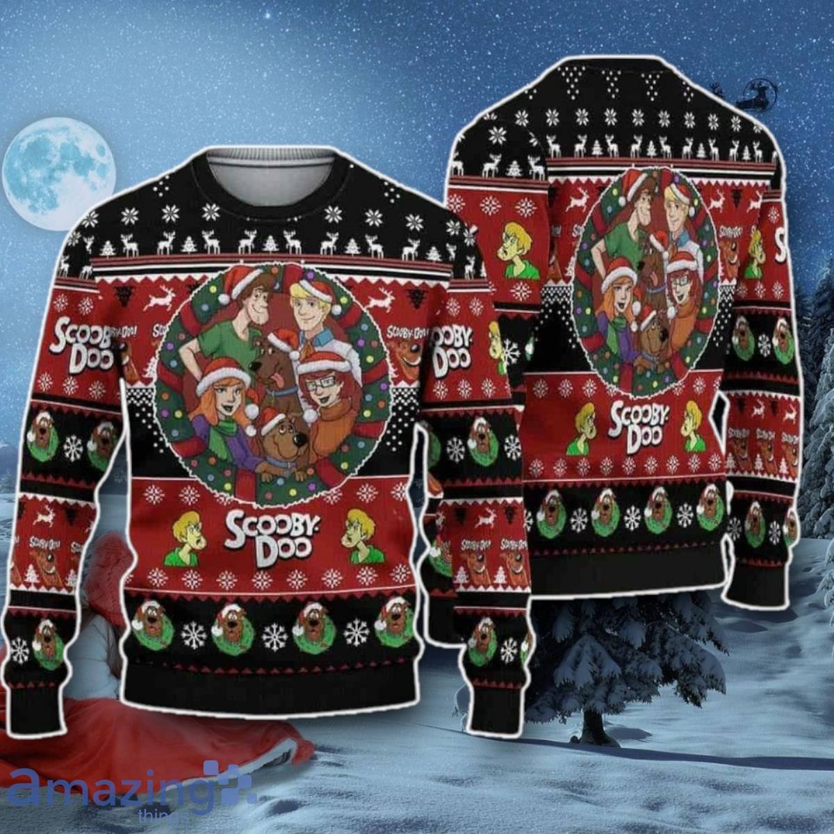Xmas Scooby Doo Ugly Christmas Sweater Best Gift image Xmas Scooby Doo Ugly Christmas Sweater Best Gift Product Photo 1