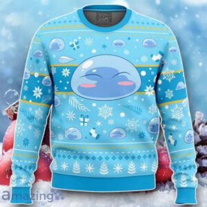 Xmas Slime That Time I Got Reincarnated As A Slime Ugly Christmas Sweater Unique Gift Product Photo 1