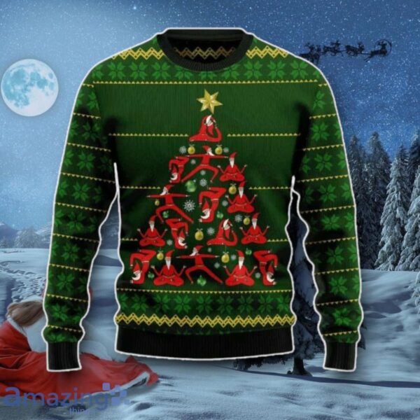 Yoga Christmas Ugly Christmas Sweater Best Gift Product Photo 1