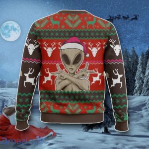 You Are Not Alone This Christmas Alien Ugly Christmas Sweater Best Gift Product Photo 2