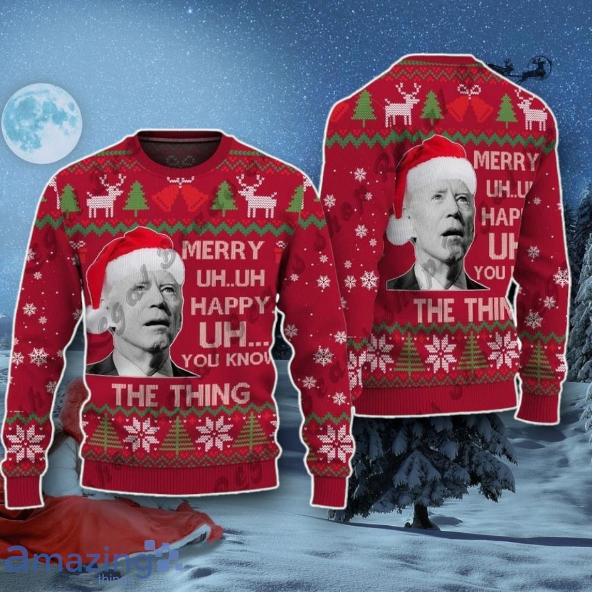 You Know The Thing Ugly Sweater Christmas Shirt Best Gift image You Know The Thing Ugly Sweater Christmas Shirt Best Gift Product Photo 2