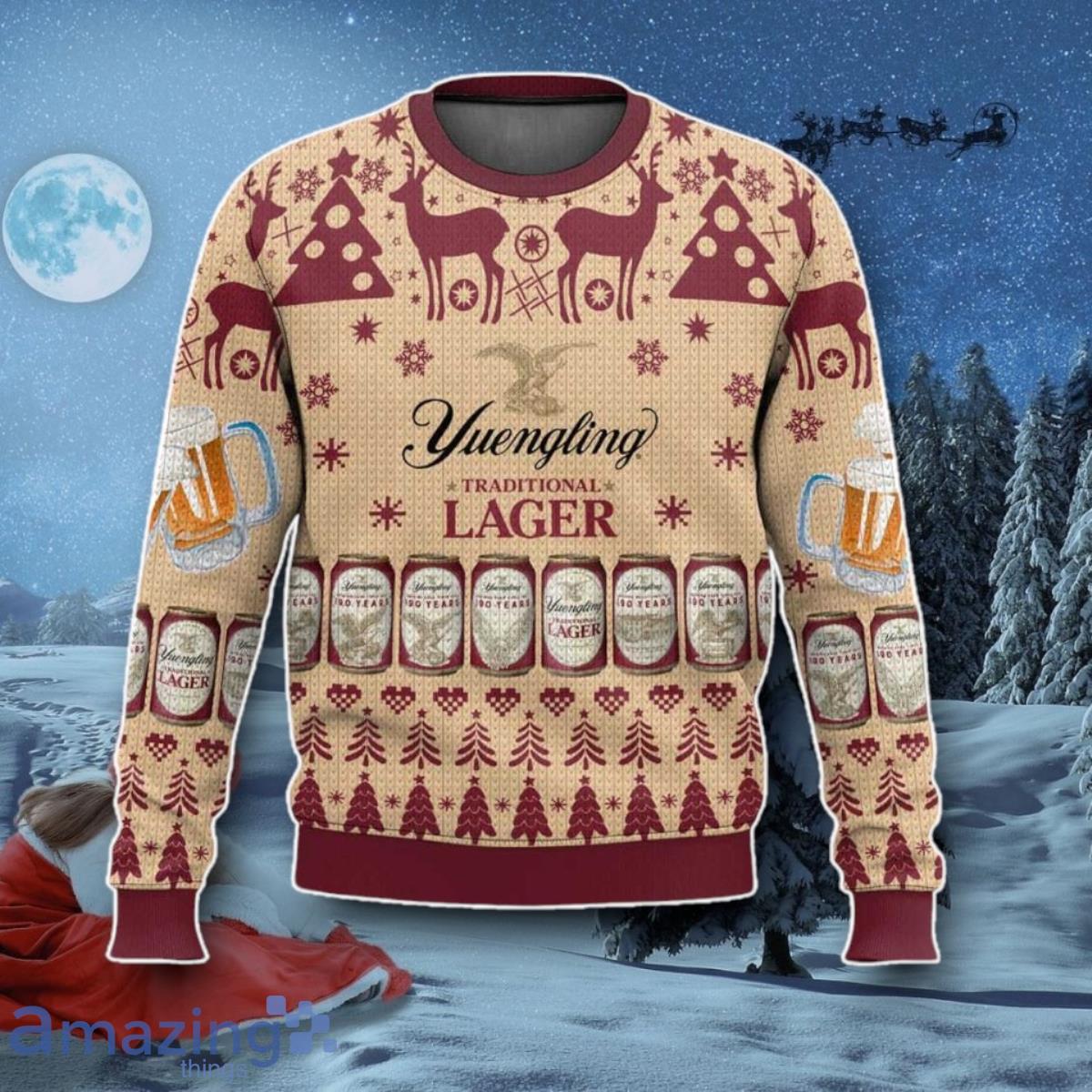 Yuengling Lager Beer Ugly Christmas Best Gift image Yuengling Lager Beer Ugly Christmas Best Gift Product Photo 1