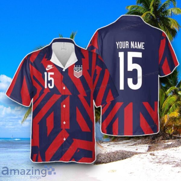 Custom Name Nike United States Megan Rapinoe Away World Cup Soccer Wearhouse Hawaii Shirt Product Photo 1