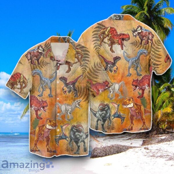 Dinosaur Colorfull Hawaiian Shirt Best Gift For Men And Women Product Photo 1