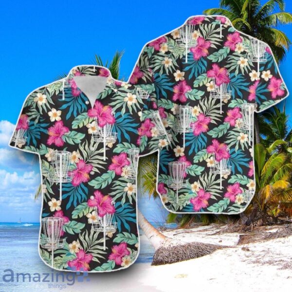 Disc Golf Hibiscus Hawaiian Shirt Best Gift For Men And Women Product Photo 1