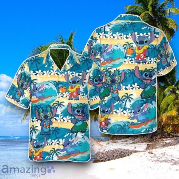 Disney Stitch Tropical Hawaiian Shirt Best Gift For Men And Women Product Photo 1