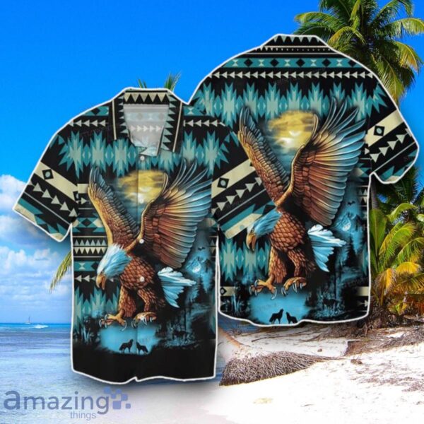 Eagle Native Viking Hawaiian Shirt Best Gift For Men And Women Product Photo 1