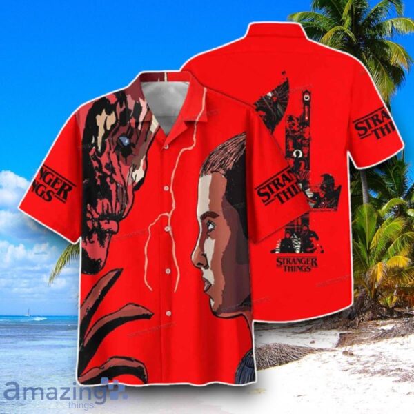 Eleven Vs Vecna Stranger Things Season Hawaii Shirt Product Photo 1