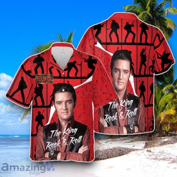 Elvis Presley The King Rock And Roll Hawaiian Shirt Best Gift For Men And Women Product Photo 1