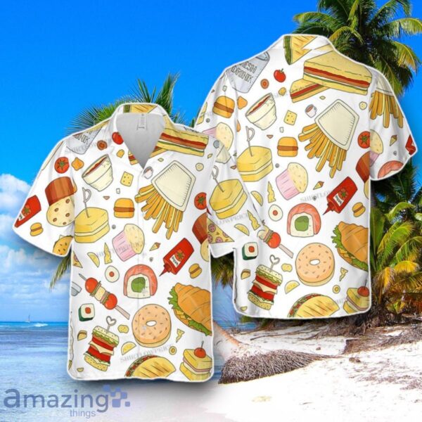 Fast Food Elements Trending Hawaiian Shirt Best Gift For Men And Women Product Photo 1