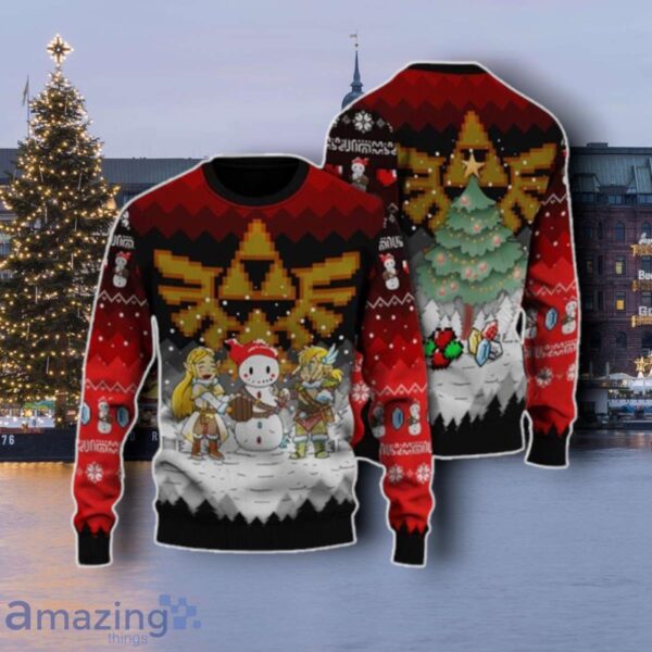 Funny Link And Zelda Ugly Christmas Sweater Best Gift Product Photo 1