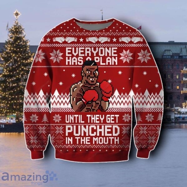 Funny Mike Tyson Ugly Sweater Best Gift All Over Print Christmas Product Photo 1