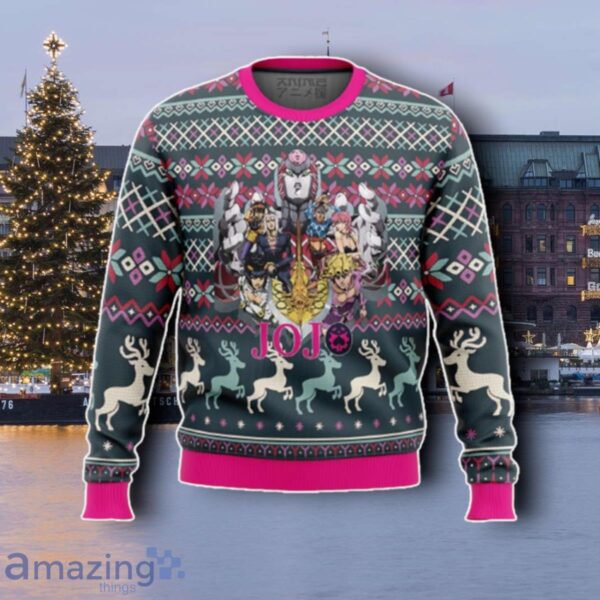 Golden Wind Bizarre Adventure Ugly Gamer Christmas Sweater Best Gift Product Photo 1