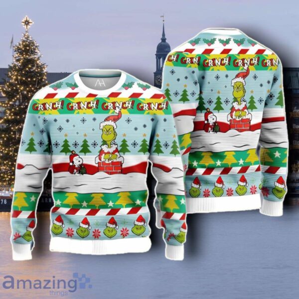 Grinch Grinch Grinch With Snoopy Ugly Christmas Sweater Best Gift Product Photo 1