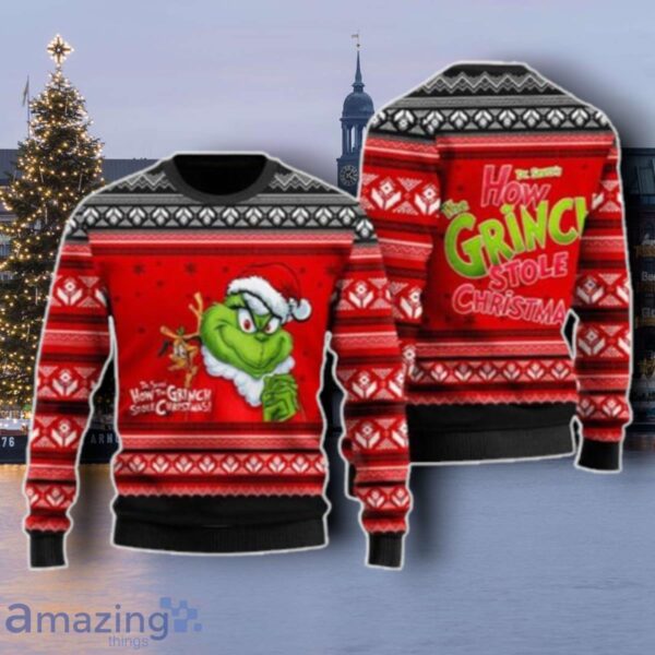 How The Grinch Stole Christmas Ugly Xmas Sweater Best Gift Product Photo 1