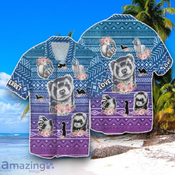 My Heart Then They Steal My Life My Ferret Hawaiian Shirt Best Gift For Men And Women Product Photo 1